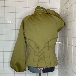 Roxy Metropolis Rhapsody snowboarding puffy coat size S, Olive